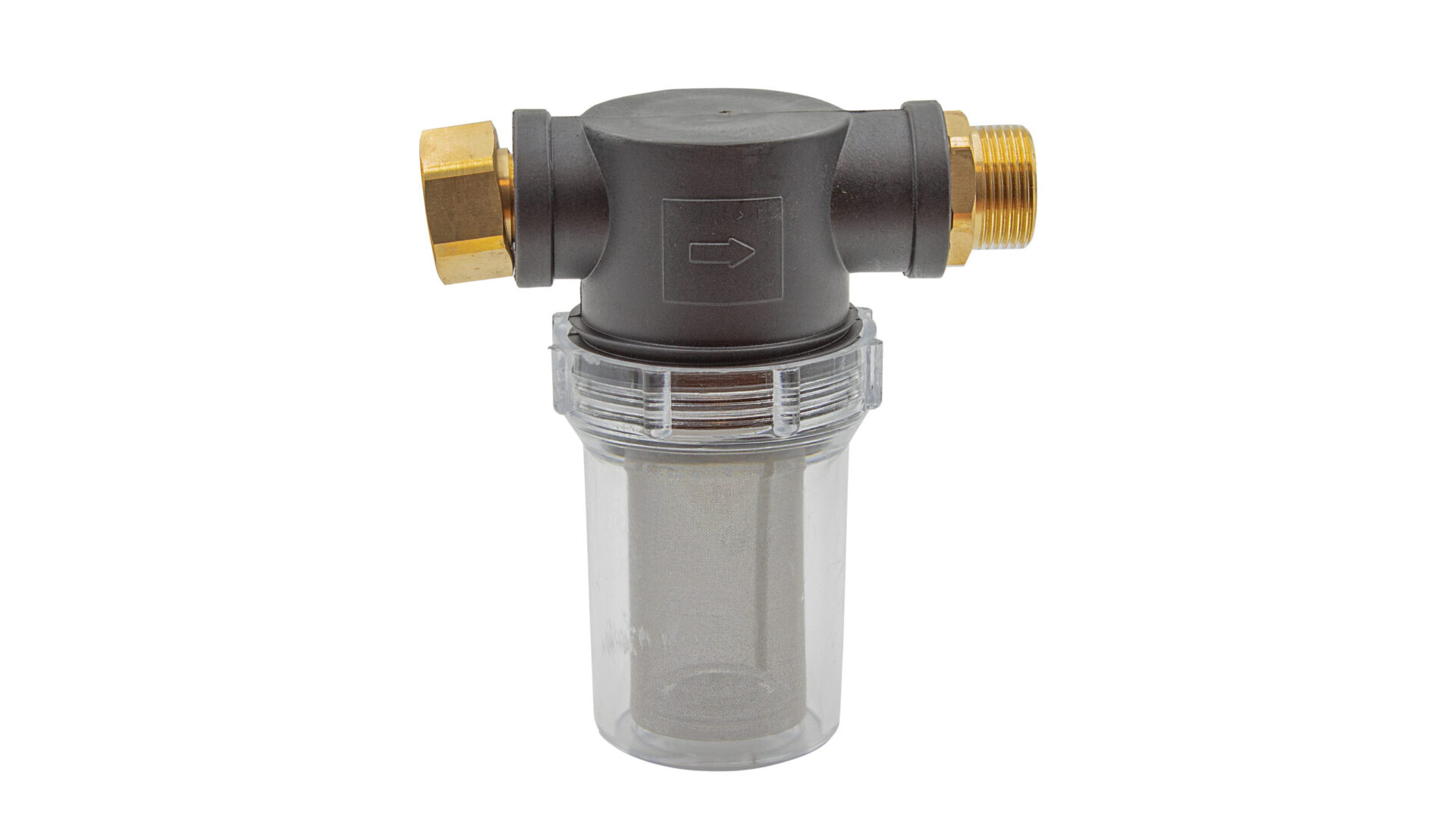 3/4" BSP Outside Tap WATER FILTER Clear Mesh 
