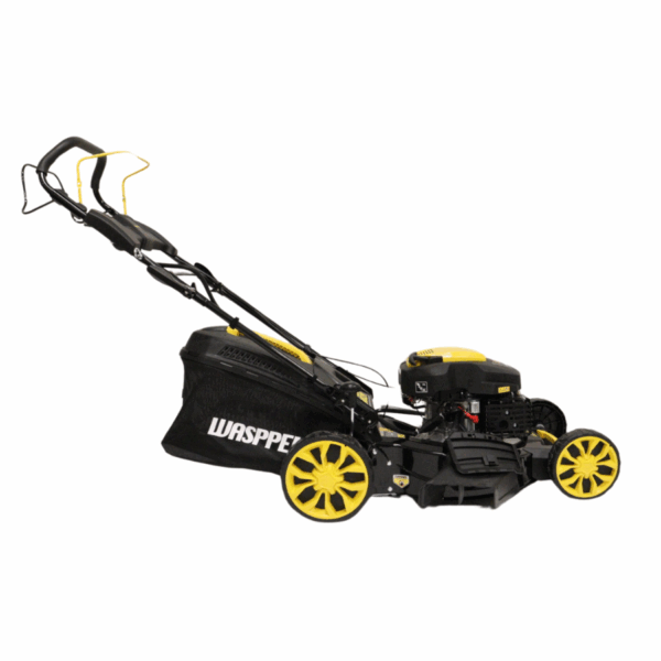 Waspper Petrol Lawn Mower WLM20051E, 200CCM 3,8kW 51 cm cutting width 60L Basket with electric start