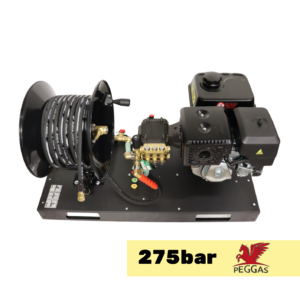 Motor Platform with Hose Reel GE1013LD, Peggas S AP190, 4000psi/ 275bar