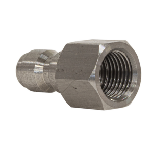 Stainless Steel Adapter 1/4″ M QC – 1/4″ F